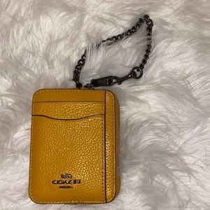 Coach Zip Up Card Case